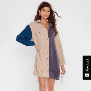 NastyGal Button Down Dress